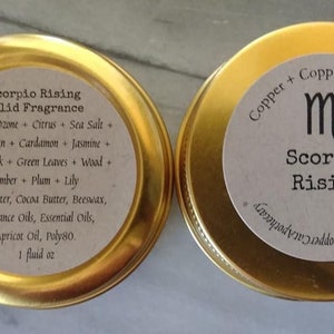 Scorpio Rising: Solid Fragrance by Copper Copper, Nonbinary Fragrance Blend imagem 2