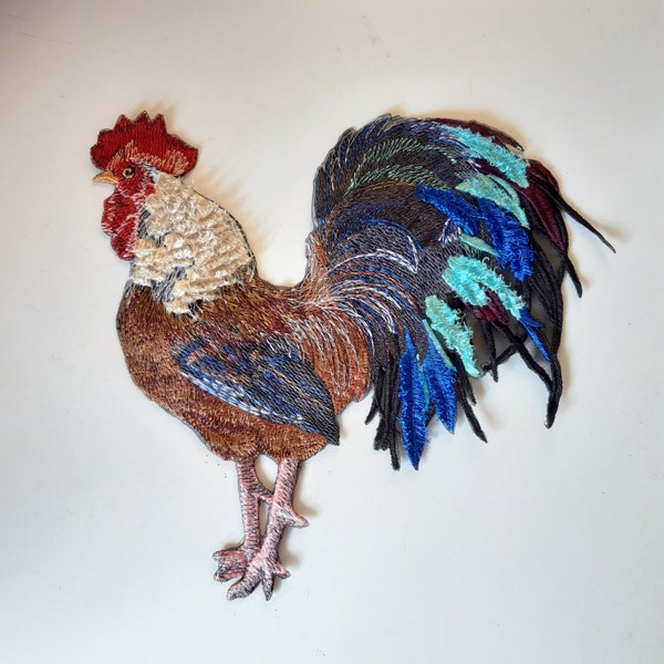 Moks461 Bird Patch, Large patch, Rooster Patch