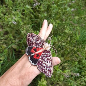 Moks554 Red Underwing Moth Patch
