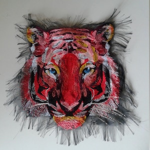 moks235(p) rode tijger grote geborduurde patch