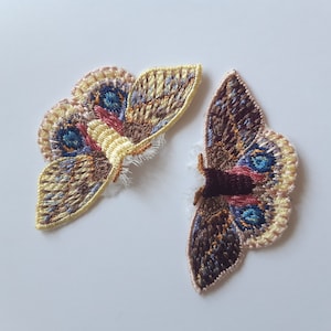 Moks457 paired moth patches, small patch, io moth