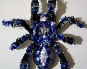 Moks19(p) Velvet spider insect  Embroidery Patch