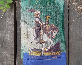Moks503 Tarot Cards Embroidery Large Patch, Knight of Cups