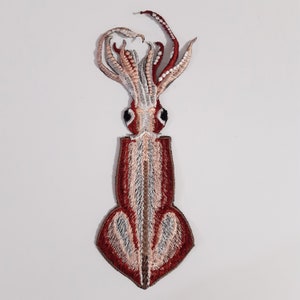 Moks553 Squid Patch, Realistic Sea Patch, Seafood