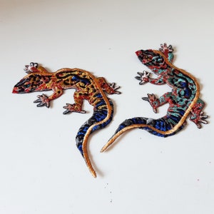 Moks(p)383 Lizard Embroidered Patch - Rainforest Animal - Etsy