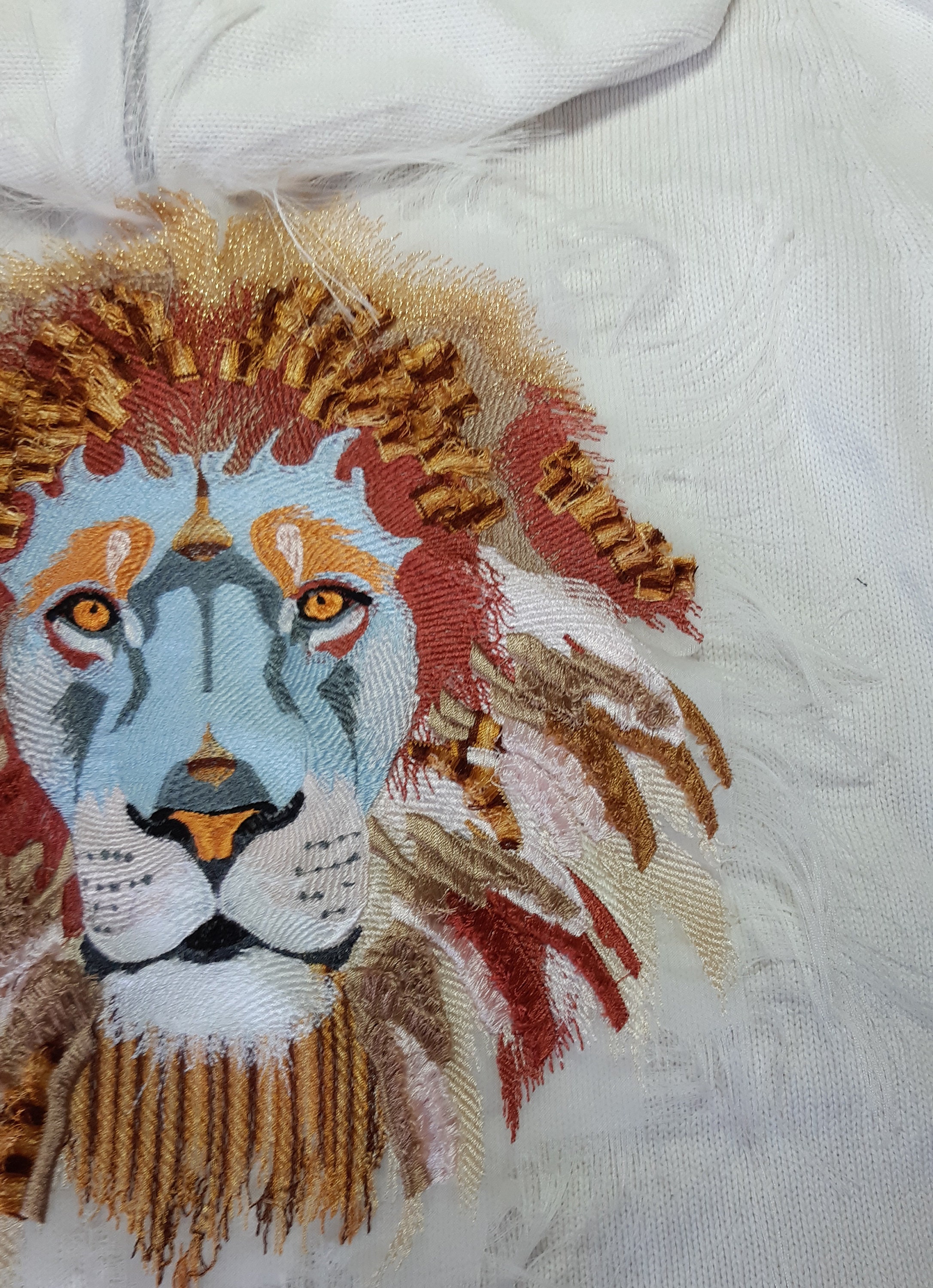 Moks280 Lion Large Patch Lion With White Mane - Etsy