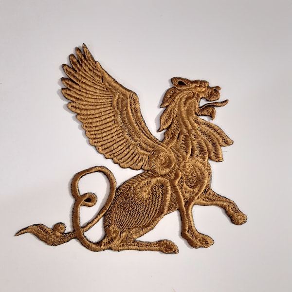 Moks549 Heraldry Lion Embroidery Patch