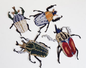 Embroidered Insect - Etsy