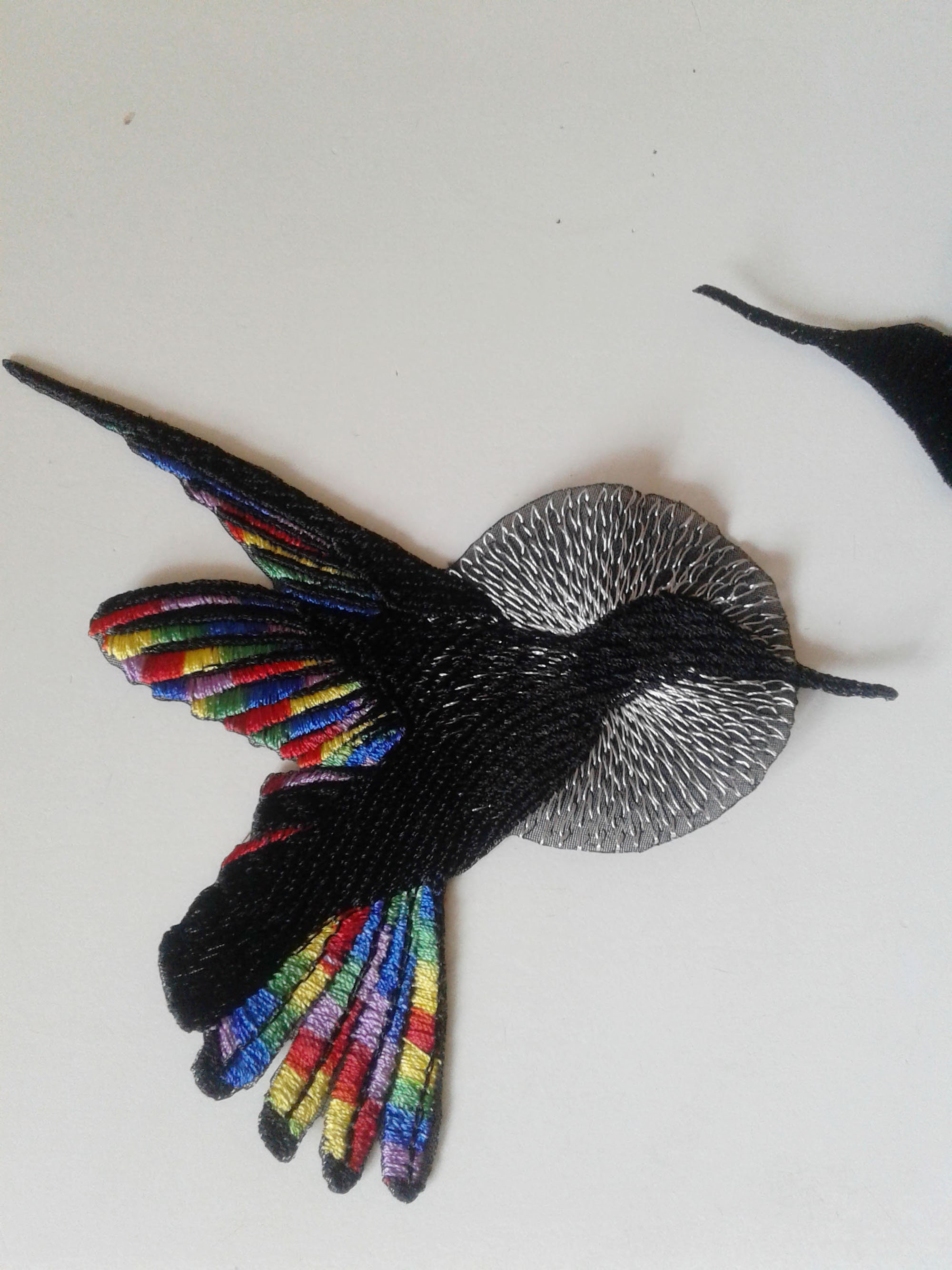 Moks232(p) Pair Patch Birds Hummingbirds Embroidered Patches - Etsy