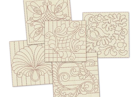 Moks64 5 Quilting Designs Quilt Design Machine Embroidery ...
