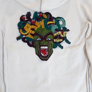 Moks295(p) Gorgon Greek Goddess Embroidery Patch