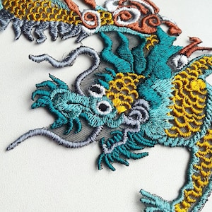 Moks97(p) Dragon Embroidered Patches