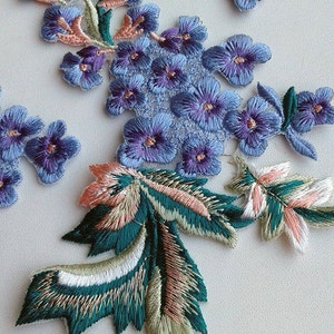Moks30(p) ライラック刺繍パッチ