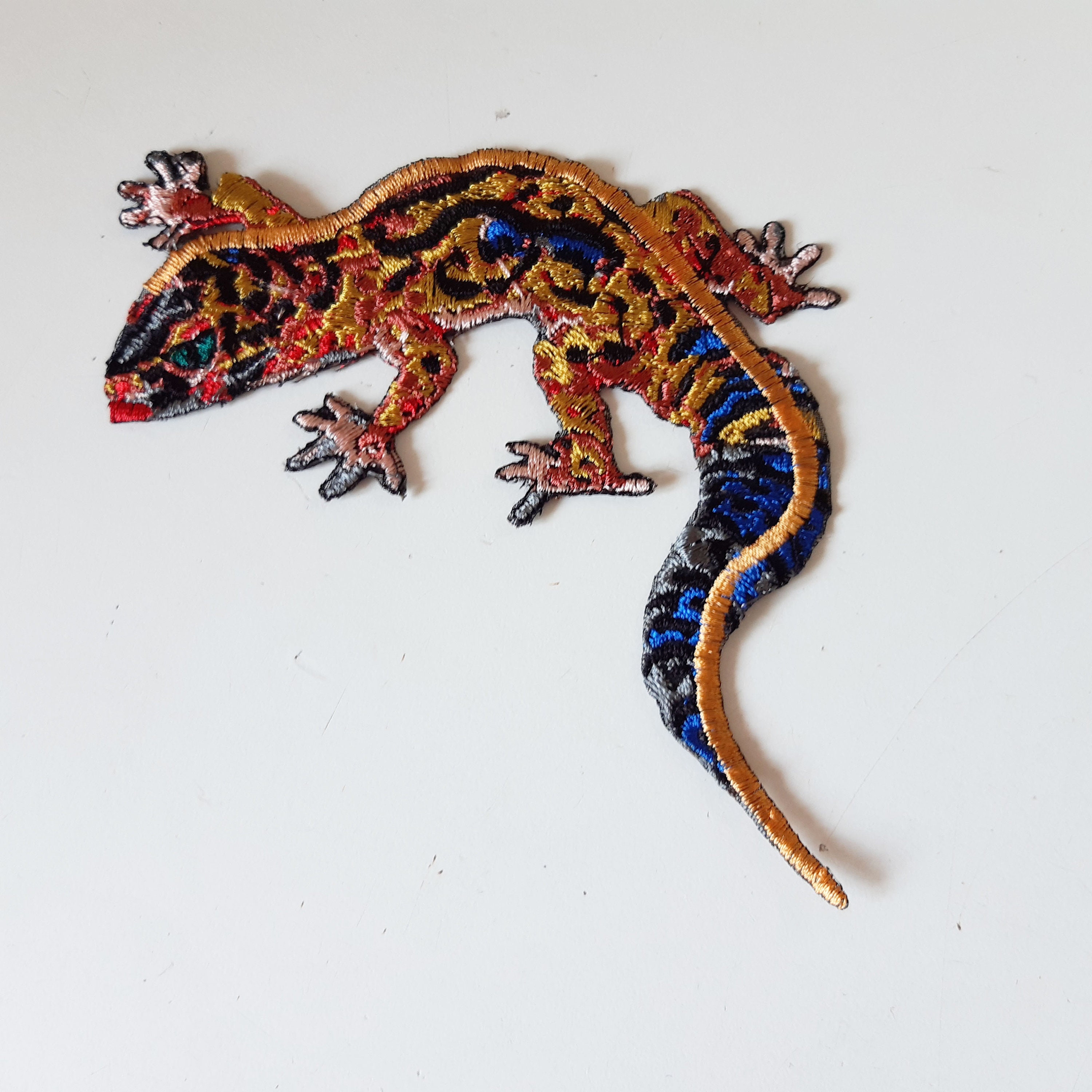 Moks(p)383 Lizard Embroidered Patch - Rainforest Animal - Etsy
