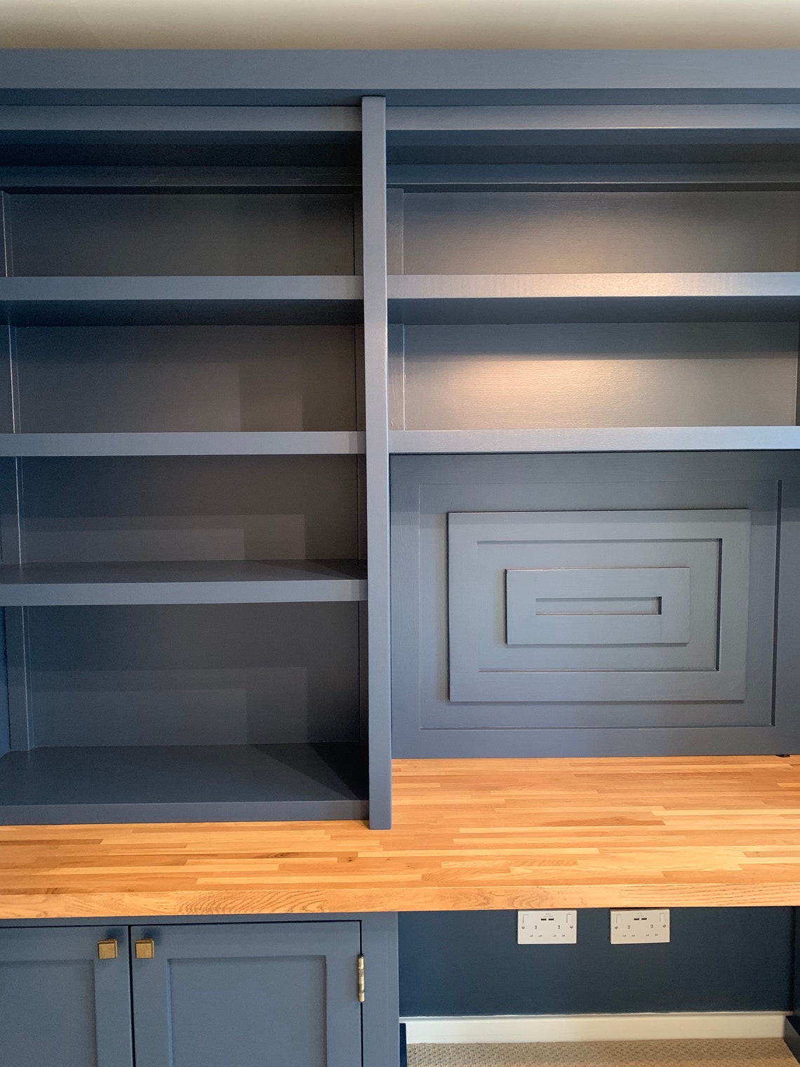 Bespoke Office Desk Library Wall Cabinets - Etsy