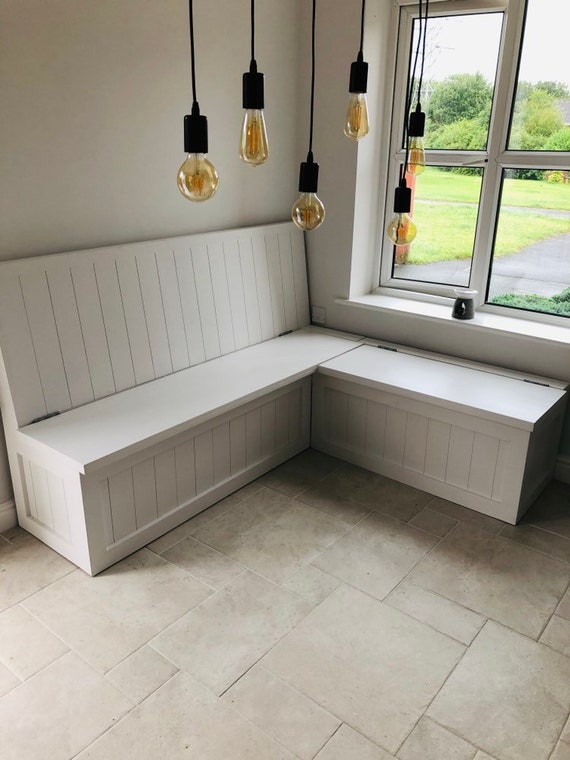 Modern Slanted Banquette Seating Area Etsy