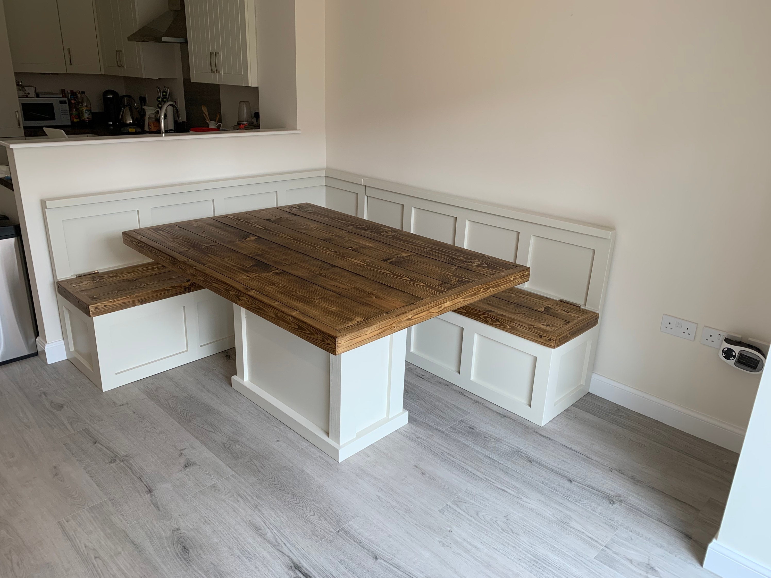 Monks bench traditional kitchen dining seating Etsy