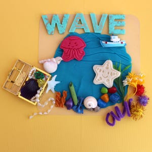Ocean Treasures - Ocean Theme Dohdle Playdough Kit