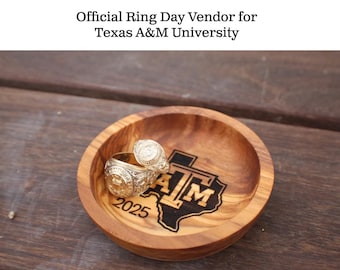 Officially Licensed Texas A&M University Ring Dish / Ring Day