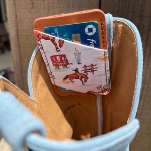 Boot Wallet - Western Slim Card Holder