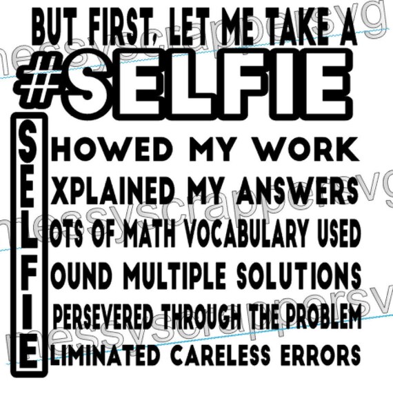 Download Math Selfie Perfect For That Math Teacher Pdf Etsy