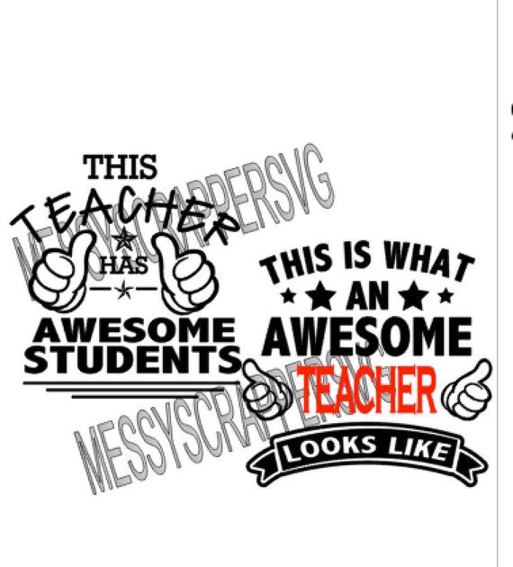 Download This Is What An Awesome Teacher Looks Like Teacher Has Etsy