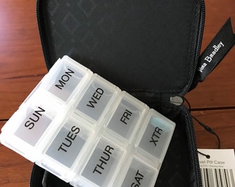 Vera Bradley Large Travel Pill Case 