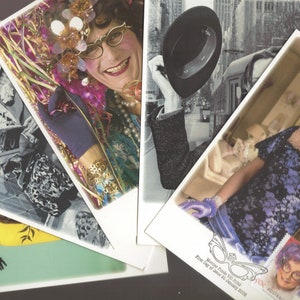 Dame EDNA EVERAGE Barry Humphries Conjunto de 5 peças de selos comemorativos Maxi Cards, presentes de comédia filatélica efêmera, cartões postais, conjuntos de cartões postais