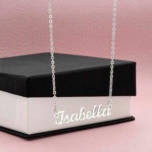 Personalized Name Necklace • Minimalist • Custom Name Necklace •  Personalized Gift for Her • Mom Gift • Best Friend Gift • Bridesmaid Gift