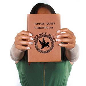 Camp Half-Blood Personalized Quest Journal, PJO Quest Chronicles, Camp Half Blood Gift, Greek Mythology Lovers Gift