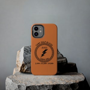 Camp Half Blood iPhone Case, Zues Cabin One Phone Case Gift, Child of Zues Gift, Percy Jackson iPhone Case Gift, PJO fan merch gift, iPhone