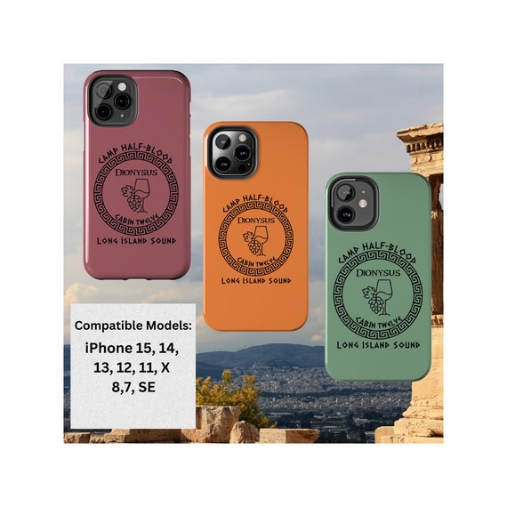 Camp Half Blood iPhone Case, Dionysus Cabin #12 Phone Case Gift, Child of  Dionysus Gift, Percy Jackson iPhone Case Gift, PJO Fan Merch Gift - Etsy