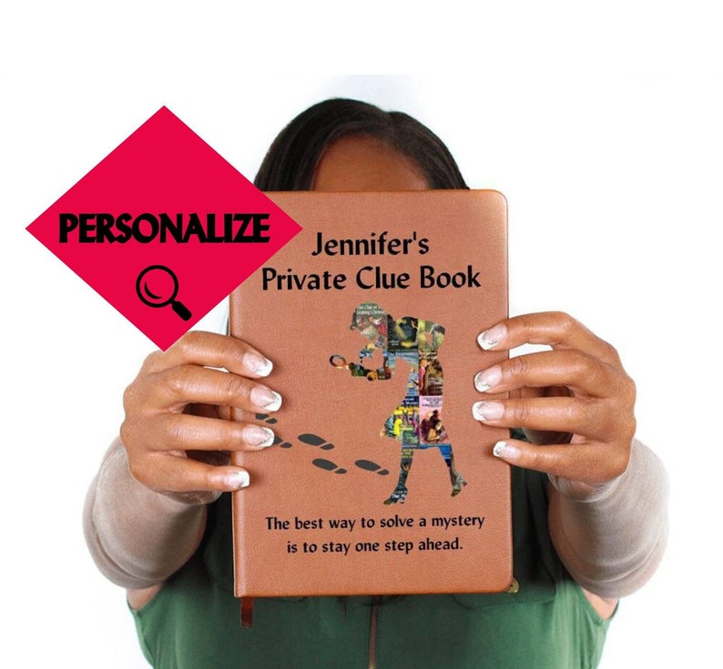 Nancy Drew Personalized Journal, Nancy Drew Clue Book, Birthday Gift, Bookish Gift, Nancy Drew Gift, Nancy Drew Mysteries