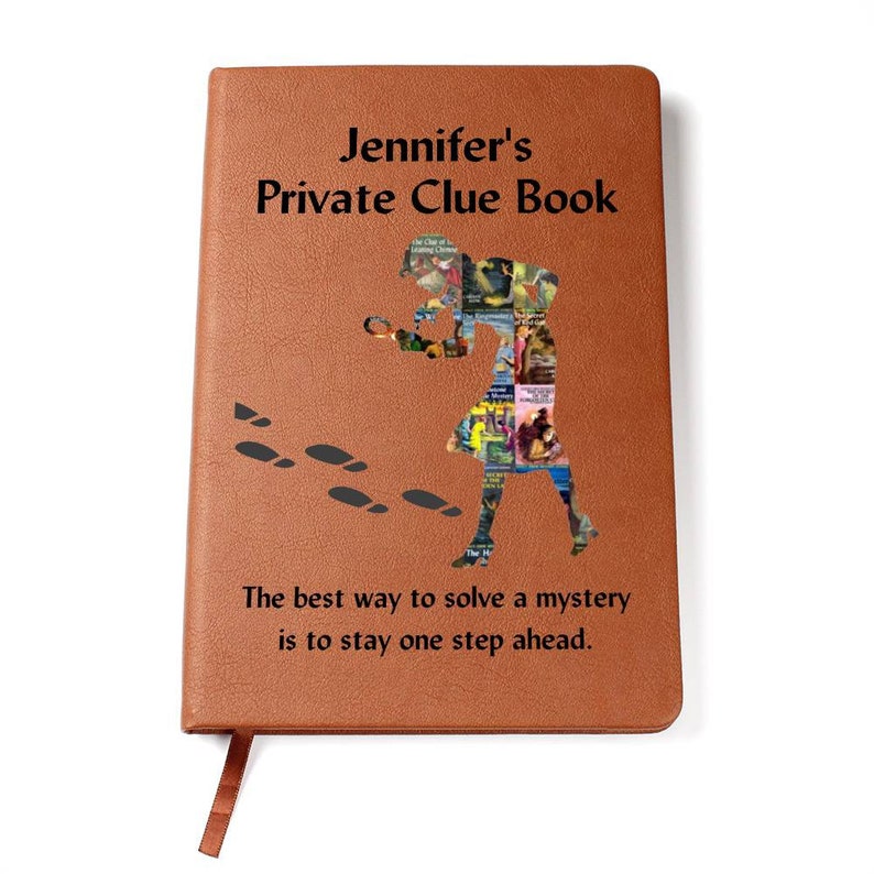 Nancy Drew Personalized Journal, Nancy Drew Clue Book, Birthday Gift, Bookish Gift, Nancy Drew Gift, Nancy Drew Mysteries