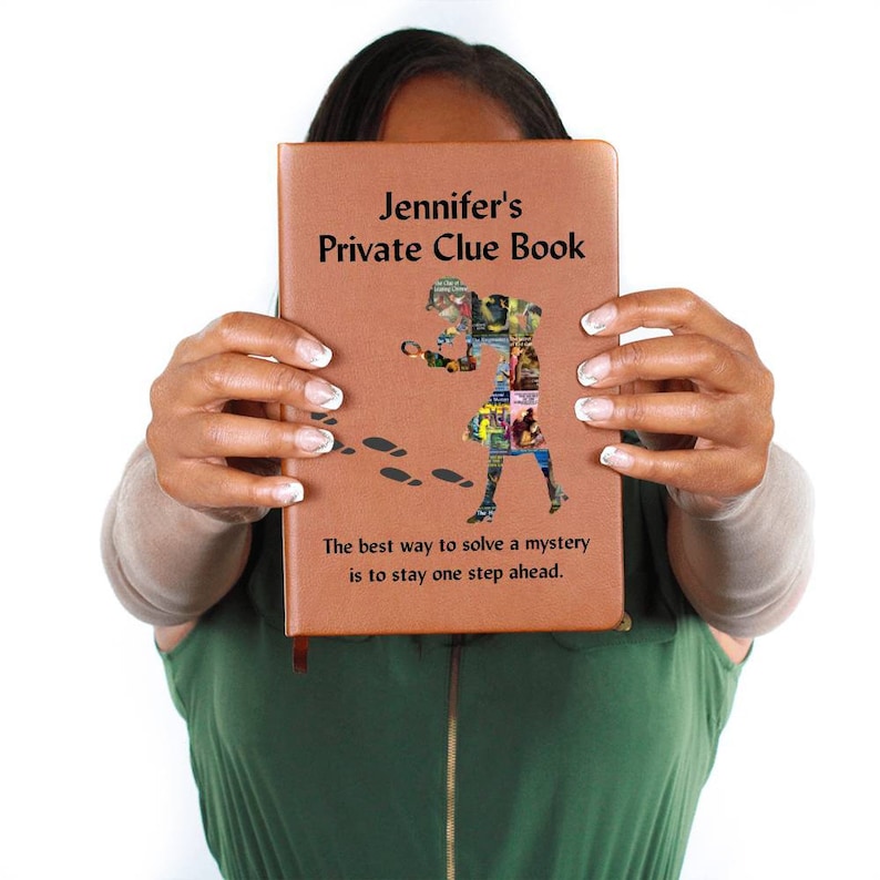 PERSONALISIERTES Nancy Drew Hinweisbuch, Detektiv Journal Geschenk, Retro Detektiv Buch Geschenk, Mystery Lovers Journal Geschenk, Nancy Drew Fans Bild 2