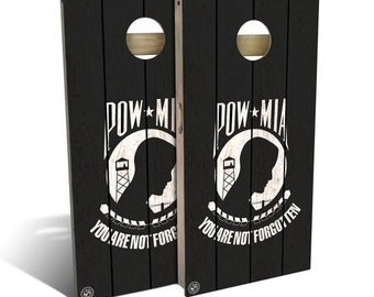 POW Cornhole Boards Set| Baggo| Wedding cornhole boards| Bean bag toss| Custom Cornhole boards , backyard games