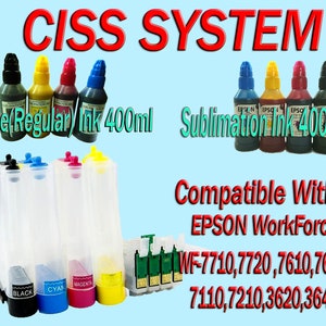 Ciss Continuous Ink System For Epson Workforce Wf 2750 Etsy Cis for epson workforce wf 2760, wf 2750, wf 2660, wf 2650.