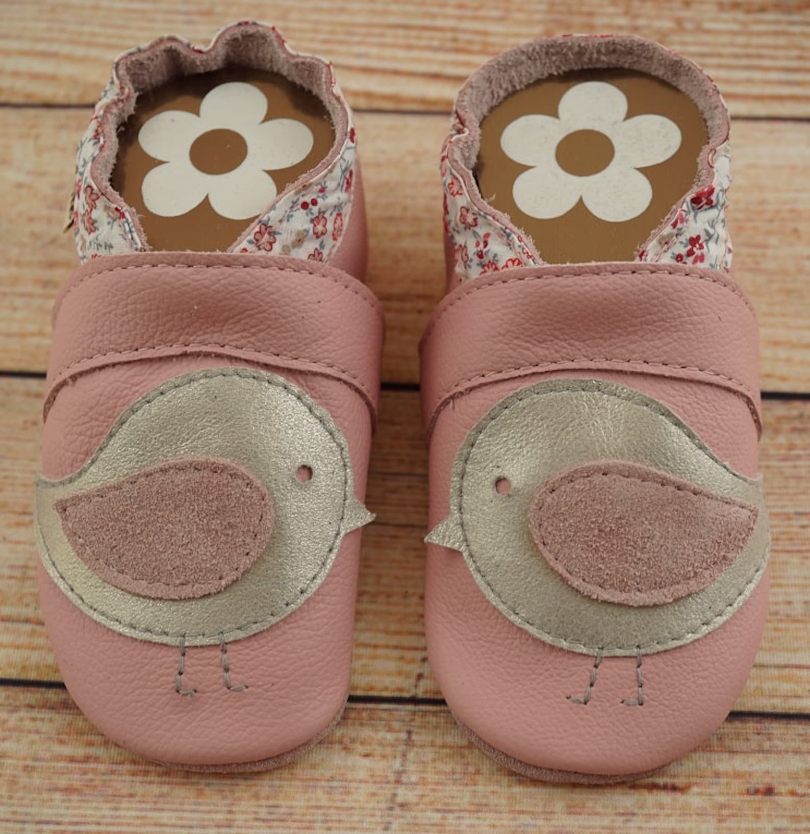 Krabbelschuhe für Ihr Baby Krabbelschuhe Glitzer Vogel Rosa Baby Mädchen - Etsy.de