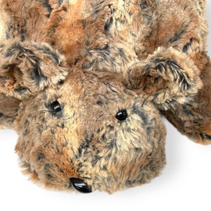 Weighted Sensory Pet brown cuddle bear, weighted lap pad, bear plush, Special needs, autism, sensorypets, antianxiety, weighted a