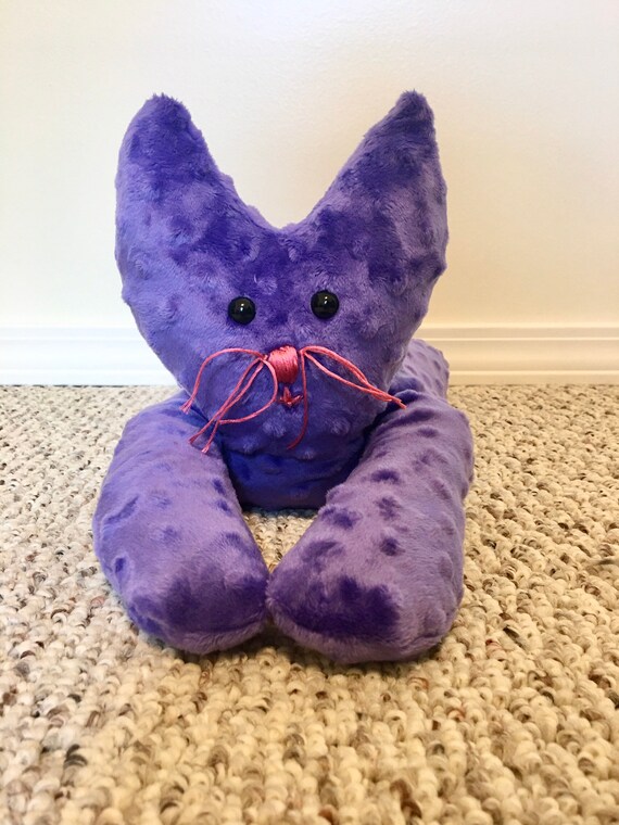 purple cat plush