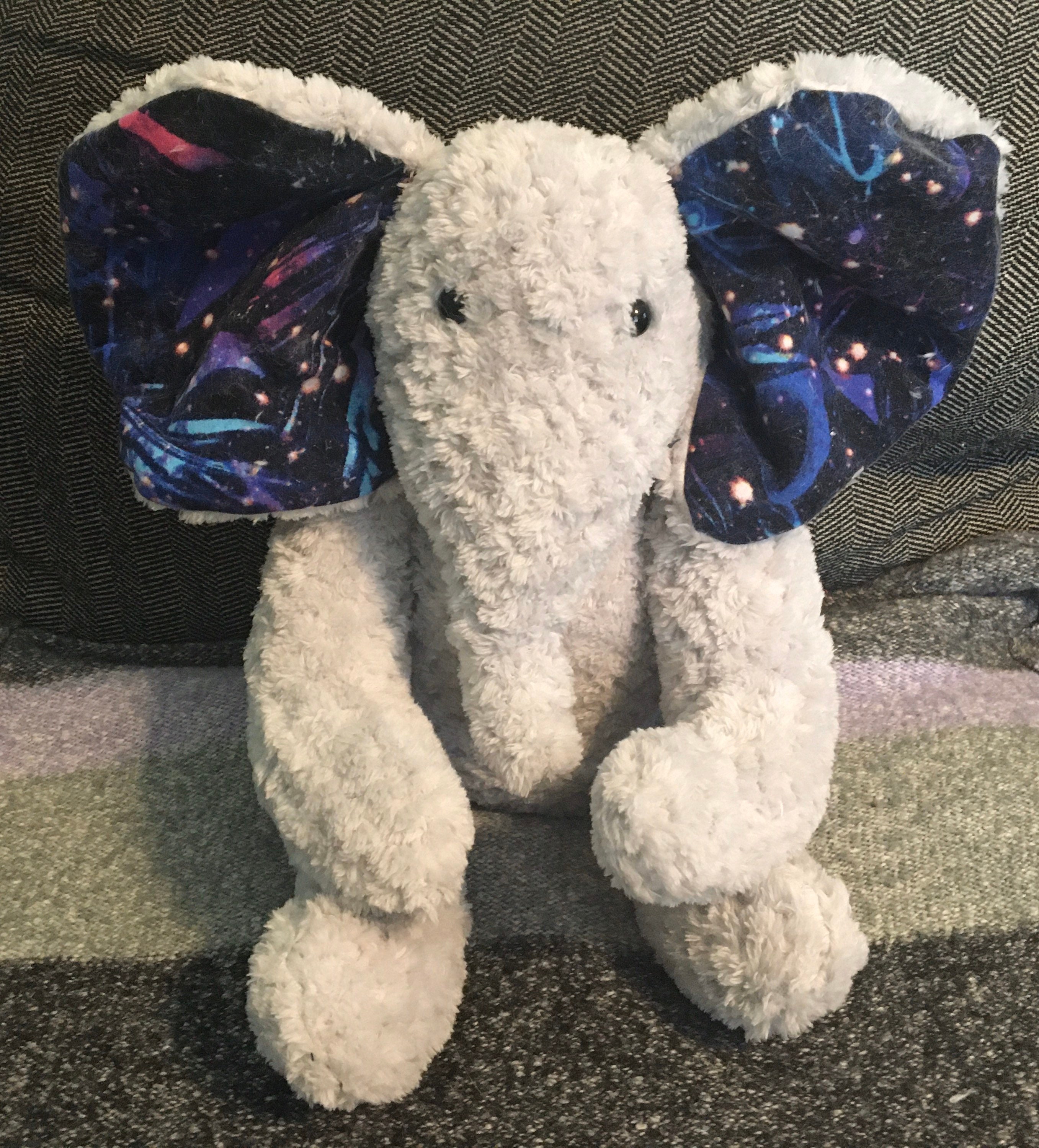 Weighted stuffed animal weighted elephant plush Etsy