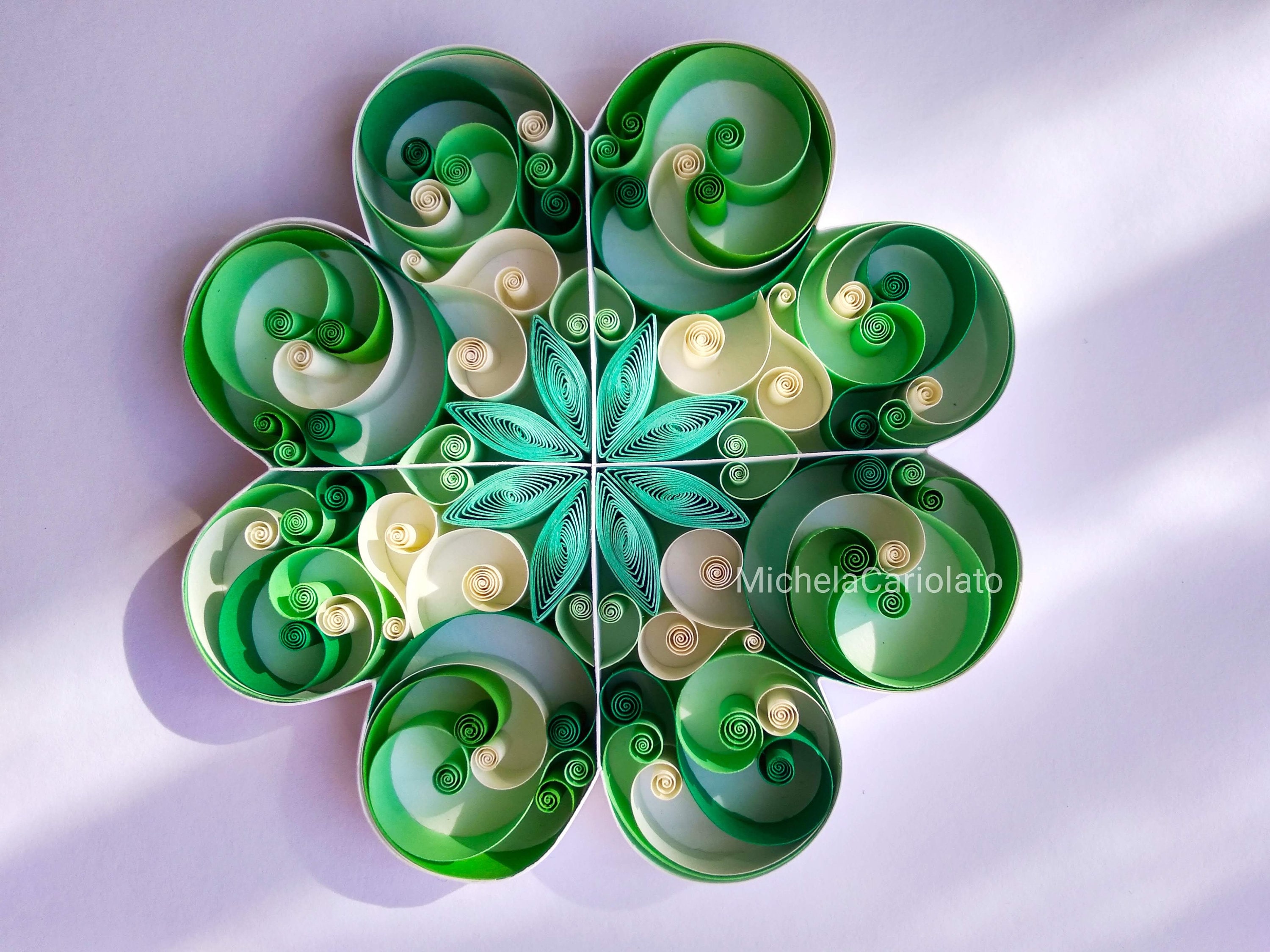 Good Luck Quilling Paper Art Design Handmade Gift Home Etsy