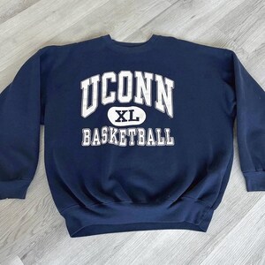 Vintage Uconn Uconn Law Sweatshirt UConn Huskies Basketball