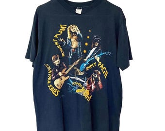 T-shirt Led Zeppelin 1990 - medium heren