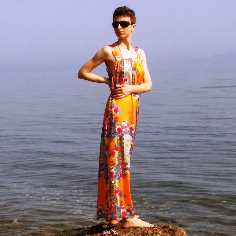 African Print Dress Maxi dress Summer dress