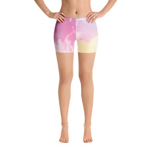 Tie Dye Leggings Shorts / Boho gymkleding / fitness / atletiek / yogakleding