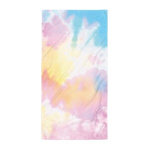 Tie Dye Towel / Boho Beach towel
