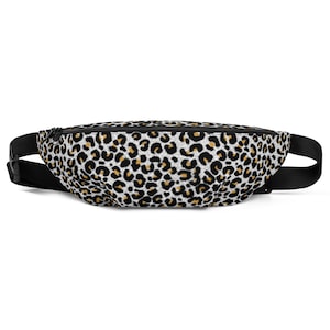 Leopard Fanny Pack / Animal print waist bag