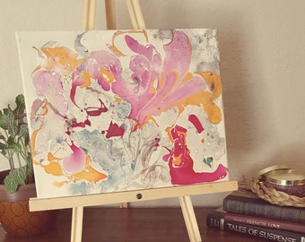 Butterfly Original Artwork, Enamel and Acrylic Painting, Strange Art, Abstract Home Decor, Contemporary Wall Piece