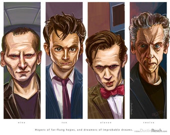 Doctor Who: The Modern Doctors Quadriptych